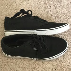 Vans black size 9.5 men’s like new